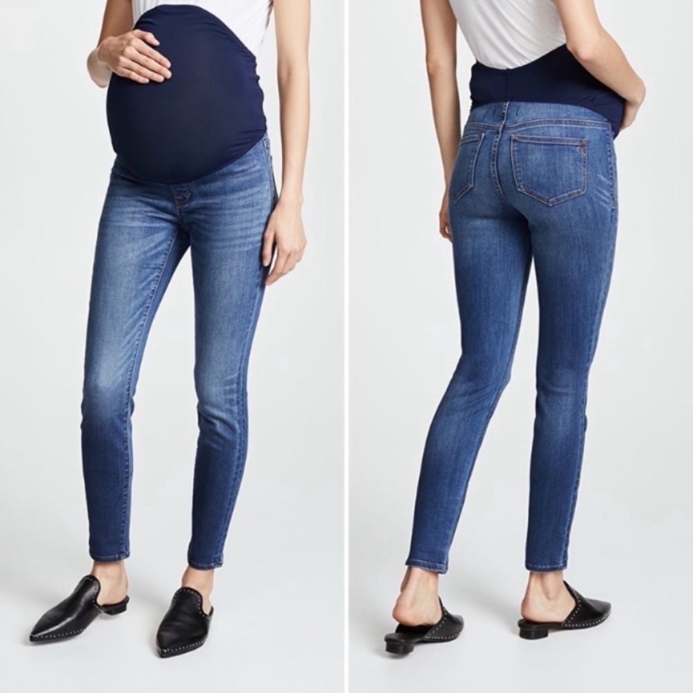 Madewell Maternity Full Belly Cover Skinny Jeans